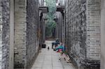 Alley between houses at Majianglong village, Kaiping, China