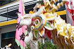 Dragon dance festival célébrant Kung Tam Tam Kung temple, Shaukeiwan, Hong Kong