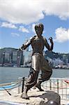 Statue of Bruce Lee at Avenue of Stars, Kowloon, Hong Kong