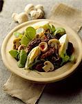 mushroom salad with french dressing