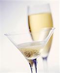 Verres de champagne