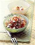 Sardine and tomato tartare