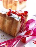 fromage frais, strawberry and lime tart