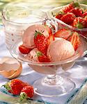 Strawberry ice cream