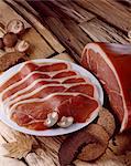 raw Bavarian ham