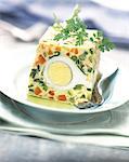 Egg and vegetable terrine
