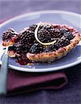 Blackberry and cinnamon tartlet