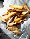 wedge traditionnelles frites