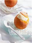 iced Christmas orange dessert