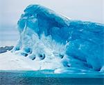 A magnificent blue iceberg off Joinville Island just to the north of the main Antarctic Peninsula.