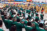 Amérique du Sud, Bolivie, Oruro, carnaval d'Oruro ; procession de Brass band