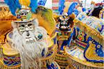 Amérique du Sud, Bolivie, Oruro, carnaval d'Oruro, hommes en costume