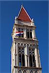 Croatia, Trogir, Central Europe. Tower of the Cathedral. UNESCO