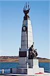 The Battle of Falklands 1914 memorial which was erected to commemorate the destruction of a German Naval Squadron by the British Navy on 8th December 1914.