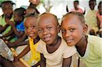 The Caribbean, Haiti, Port of Prince, orphans at an orphange after the January 2010 earthquake