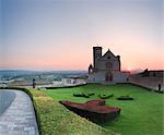 Italy, Umbria, Perugia district, Assisi, Basilica of San Francesco.