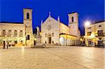 Italy, Umbria, Perugia district, Monti Sibillini National Park, Norcia, Piazza San Benedetto