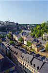 Europe; The Grand Duchy of Luxembourg, Luxembourg city, Unesco World Heritage site, old town