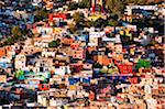 North America, Mexico, Guanajuato state, Guanajuato, colourful hillside house, Unesco World Heritage Site