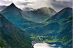 Fjords de l'Ouest, de la Norvège-Geirangerfjord