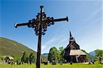 Europe, Scandinavia, Norway, Western Norway, Kaupanger, stave church (1184)
