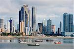 Central America, Panama, Panama City, city skyline