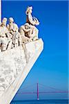 Padrão dos Descobrimentos, Monument aux découvertes, hommage à Henri le navigateur et le portugais Age of Discovery et Exploration, quartier de Belem, Lisbonne, Portugal, Europe