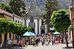 Teror, einer charmanten Stadt mit einigen der besten Beispiele der Architektur der Kolonialstil. Gran Canaria, Kanarische Inseln