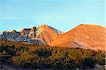 North America, USA, United States of America, Colorado, Rocky Mountain National Park, view of Longs Peak at sunrise,