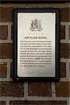 Antilles hotel, silver plaque, Grenada, West Indies.