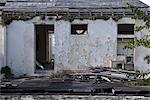 Maison abandonnée à la Grenade, Antilles.