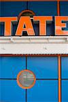 Front of the Tate Gallery in the renovated Albert Docks, Liverpool, Merseyside, England. Architects: James Stirling