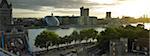 Tower of London and Thames panorama.