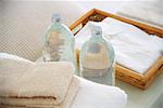 Bath Towel, Bottles And Shirt