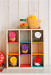 Candy Jars In Shelves