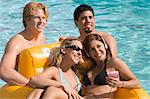 Young Friends at Swimming Pool