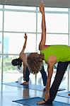 Women in Yoga Class