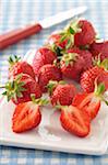 Strawberries on Plate