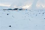 Iceland, Reykjanes Peninsula, Blue Lagoon, geothermal power station