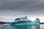 Iceberg in Jokulsarlon glacial lagoon, Iceland