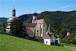 Abbaye de St. Trudpert, Munstertal, forêt-noire, Bade-Wurtemberg, Allemagne, Europe