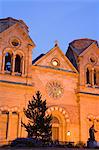 Basilique de Saint François d'assise, Santa Fe, Nouveau-Mexique, États-Unis d'Amérique, l'Amérique du Nord