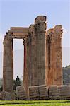 Temple de l'Olympe Zeus, Athènes, Grèce, Europe
