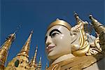 NAT (Geist) Statue, Shwedagon Pagode, Yangon (Rangoon), Myanmar (Birma), Asien