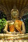 Buddha-Statue, Wat Si Muang, Vientiane, Laos, Indochina, Südostasien, Asien