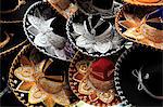 Sombreros, Municipal Market, Oaxaca City, Oaxaca, Mexico, North America