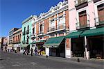 Scène de rue, Puebla, centre historique, état de Puebla, au Mexique, en Amérique du Nord