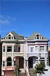 Architecture victorienne, Painted Ladies, Alamo Square, San Francisco, Californie, États-Unis d'Amérique, Amérique du Nord