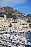 Le port Hercule, Harbor, Monte Carlo, Monaco, Côte d'Azur, Méditerranée, Europe