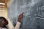 Primary school in Africa, Lome, Togo, West Africa, Africa